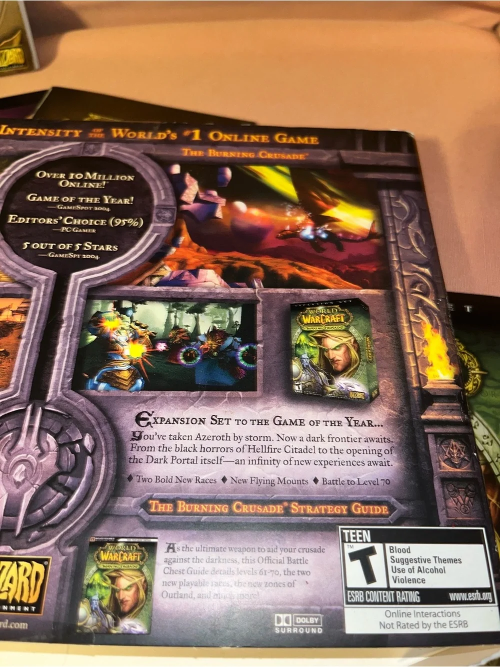 World of Warcraft Battle Chest & Guides - Blue Green Artwork